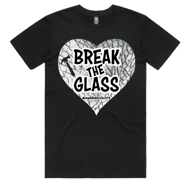 MARRIED 2 SLOTS "Break The Glass" Short Sleeve T-Shirt
